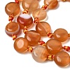 Natural Red Agate Beads Strands G-H342-A02-03-4