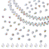 2Strands Electroplate Glass Beads Strands GLAA-GA0002-38B-6