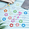 120Pcs Transparent Acrylic Beads MACR-UN0001-11-2