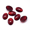 K9 Glass Cabochons Oval Flat Back Cabochons GGLA-L002A-01-2