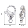 304 Stainless Steel Lobster Claw Clasps STAS-E464-21E-S-3