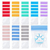 40Pcs 8 Colors Transparent EVA Packaging Resealable Bags ABAG-TA0002-29A-1