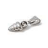 304 Stainless Steel Pendant Rhinestone Settings STAS-B167-13B-P-2