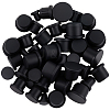 50Pcs 5 Styles Silicone Hole Plugs AJEW-GF0011-62D-7