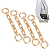 4Pcs Alloy Chain Bag Strap Extenders FIND-DR0002-15G-1