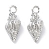 Brass Micro Pave Cubic Zirconia Pendants KK-C077-04P-1