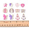 48Pcs 12 Styles Alloy Enamel Pendants FIND-FS0004-81-5
