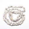 Synthetic White Howlite Chip Bead Strands G-M205-53-2