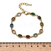 304 Stainless Steel Link Chain Bracelets for Women BJEW-A093-01B-G-5