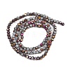 Electroplate Glass Beads Stradns EGLA-H114-02A-03-4