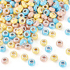150Pcs Opaque Resin European Beads RESI-TA0004-61B-3