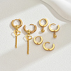 Stylish Stainless Steel Heart Tassel Earring Sets BH4978-4