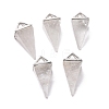 Natural Quartz Crystal Pendants G-E577-01P-05-1