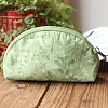 DIY Flower Pattern Moon-shaped Cosmetic Bag Embroidery Kit PW23021096237-1