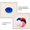 6Pcs 6 Colors Nylon Cloth Round Fascinator Hat Base for Millinery AJEW-FG0002-79-4