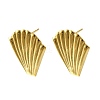 304 Stainless Steel Stud Earring Findings LS-STAS-B087-08A-G-1