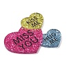 Valentine's Day Printed Opaque Acrylic Pendants FIND-D283-11C-2