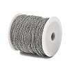 Tarnish Resistant 304 Stainless Steel Curb Chains CHS-R005-100m-01-4