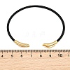 Braided Steel Wire Bangles Making KK-CBA6056-02G-4