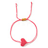 Adjustable Braided Polyester Cord Bracelets for Friendship and Couple VG5785-11-1
