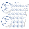 Waterproof PVC Wedding Round Stickers AJEW-WH0343-005-2