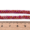 AB Color Plated Opaque Glass Beads Strands GLAA-T026-2x4mm-P03-4