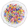 300Pcs Opaque Resin Beads RESI-PA0001-11-1