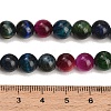 Grade AB Natural Tiger Eye Beads Strands X-G-F591-18-8mm-06-5