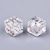 Transparent Epoxy Resin Pendants X-CRES-N025-10A-3