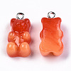 Opaque Resin Pendants X-CRES-N021-32E-2