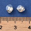 Oval Egg Alloy Faceted Beads FIND-G066-01S-3
