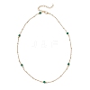 3Pcs 3 Colors 304 Stainless Steel Satellite Chain Necklaces for Women NJEW-JN05572-5