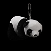 Cartoon PP Cotton Plush Simulation Soft Stuffed Animal Toy Panda Pendants Decorations HJEW-K043-08-4