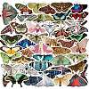 50Pcs Moth Theme Paper Self-Adhesive Picture Stickers AJEW-S086-04-1