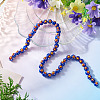1Strand Round Millefiori Glass Beads Strands LK-TADJ0001-01B-5