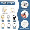 30Pcs 304 Stainless Steel Lobster Claw Clasps STAS-TA0005-37-3
