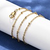 304 Stainless Steel Cable Chain Necklaces LS-NJEW-P147-06G-2