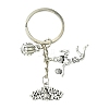 Sports Theme Alloy Pendant KEYC-YW00040-04-1