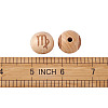 Natural Undyed Beech Beads WOOD-BT0001-04-7