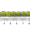 Handmade Lampwork Chevron Beads Strands X-LAMP-K041-01B-26-5