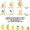 SUPERFINDING DIY 24 Pairs Fruits Themed Earring Making Kits DIY-FH0002-08-2