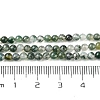 Natural Moss Agate Beads Strands G-K365-C06-01-5