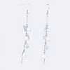 Natural Gemstone Dangle Earrings EJEW-JE02733-2
