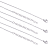 Unicraftale 304 Stainless Steel Cable Chain Necklace STAS-UN0018-07P-1