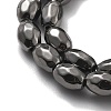 Synthetic Magnetic Hematite Beads Strands G-P518-07-4