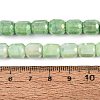 Anti-Tarnish Electroplate Glass Beads Strands EGLA-N027-03A-14-4