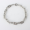 Tarnish Resistant Rectangle 201 Stainless Steel Chain Bracelets X-BJEW-N240-06P-6