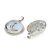Opalite Flat Round Pendants FIND-A043-11P-2