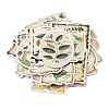 50Pcs PVC Waterproof Self-Adhesive Cartoon Plant Series Picture Stickers STIC-Q008-04A-3