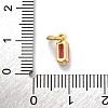 Brass Pave Cubic Zirconia Charms KK-F894-13G-4